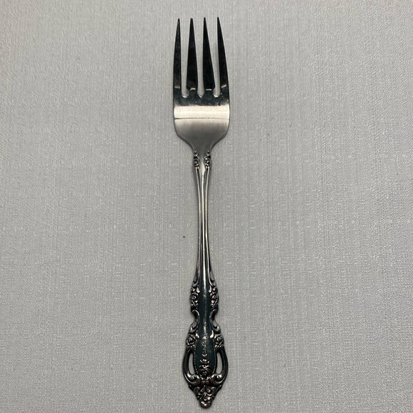 Oneida Community BRAHMS Stainless Glossy Rose Flatware Salad Fork - Picture 1 of 7